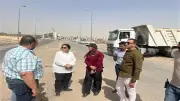 تطوير محيط سوق العبور برفع 250 نقلة مخلفات هدم وبناء