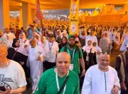 عودة أولى رحلات حج الجمعيات الأهلية للقاهرة من جدة 31 مايو