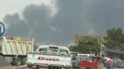 إصابة 5 في حريق مخزن بطاريات وإطارات بقليوب و4 في حادث تصادم