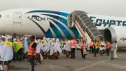 مصر للطيران تنقل 5000 حاج من غينيا ومالي وفلسطين إلى الأراضي المقدسة
