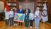 النيابة العامة تستقبل أطفال مستشفى 57357 في زيارة إنسانية