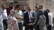 محافظ بورسعيد يتابع تطورات مشروع تطوير علي بن أبي طالب بنسبة تنفيذ 70%