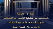 ضبط 8 ملايين جنيه في قضايا اتجار بالعملات الأجنبية خلال 24 ساعة