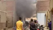 حريق يلتهم معرض أجهزة كهربائية بالوادي الجديد دون إصابات
