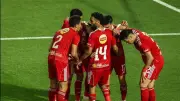 رقص حسين الشحات بعد فوز الأهلي على الزمالك بثلاثية في الدوري المصري