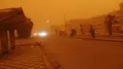 رمال مثارة وتدهور الرؤية شمال ووسط الصعيد مع توقعات بأمطار
