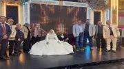 وكيل التضامن الاجتماعي بكفر الشيخ تشارك في زفاف عروسين من أبناء دور الرعاية