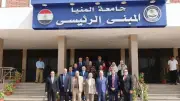 رئيس جامعة المنيا يستقبل فرق الجودة لتقييم كليتي التربية والحاسبات