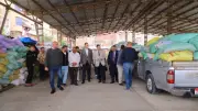 محافظ دمياط يتفقد شون ومطاحن القمح لمتابعة موسم التوريد