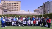 جامعة القاهرة تنظم يوماً رياضياً متكاملاً بمشاركة قياداتها والطلاب