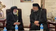الأنبا عمانوئيل يهنئ الأنبا إقلاديوس بعيد القيامة المجيد في الأقصر
