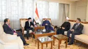 وزير الأوقاف يستقبل نائب رئيس الجامعة المصرية للثقافة الإسلامية بكازاخستان