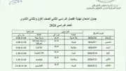 بدء امتحانات الترم الثاني لطلاب الأول والثاني الثانوي بمدارس المتفوقين غداً