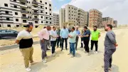 مسؤولو هيئة المجتمعات العمرانية يتفقدون مشروعات مدينة العبور الجديدة