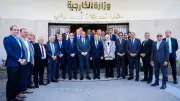 وزير الخارجية يفتتح مكتب تصديقات عرابي بالمهندسين بعد تطويره