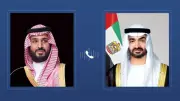 ملك البحرين وبن سلمان يدينان الاعتداءات الإيرانية على الإمارات
