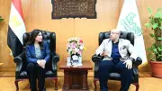 وزيرة الإسكان تتفقد مشروعات حياة كريمة للمياه والصرف بالفيوم