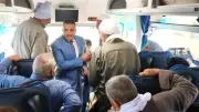 رئيس مركز الداخلة يودع حجاج بيت الله الحرام في أجواء إيمانية