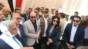 وزيرة الإسكان ومحافظ الفيوم يتفقدان محطة صرف صحي أبو شنب بأبشواي