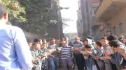 ممر شرفي بطول كيلومتر لتكريم كبير معلمي مدرسة بالواسطى في بني سويف