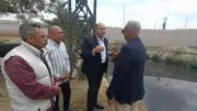 نائب محافظ الجيزة يتفقد مناسيب المياه بترعة المريوطية ومصرف اللبيني