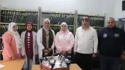 مستقبل وطن بالإسكندرية يقدم جهاز تعقيم لوحدة طب الأسرة بالمنشية