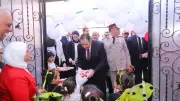 محافظ دمياط يفتتح مجمع ملاعب الاسكواش وحمام سباحة احتفالاً بالعيد القومي