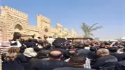 هالة سرحان تودع هاني شاكر بصورة من أمام المقابر في وداع مؤثر