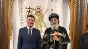 القنصل العام لمصر في ميلانو يستقبل البابا تواضروس في فينيسيا