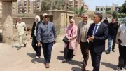 محافظ القليوبية يتفقد محلج القطن الأثري لبحث استثماره سياحياً