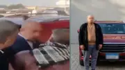 ضبط قائد سيارة تعدى على آخر بالسب في القاهرة