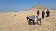آثار الفيوم تواصل حفائر هوارة لكشف بقايا اللابرنت
