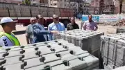 سكرتير مساعد كفر الشيخ يتفقد مبادرة جميلة يا بلدي بحي غرب