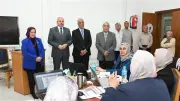 رئيس جامعة القناة يتفقد ختام دورة تصميم البرامج التعليمية لتعزيز الجودة
