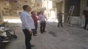 نائب محافظ المنيا يقود حملة لإيقاف بناء مخالف بقرية دماريس