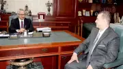 محافظ بني سويف يبحث مع مدير العمل الجديد ملفات التدريب والتشغيل