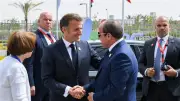 السيسي وماكرون يفتتحان المقر الجديد لجامعة سنجور ببرج العرب