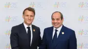 السيسي وماكرون يتفقدان الممشى السياحي وقلعة قايتباي بالإسكندرية