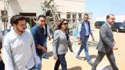 وزيرة التنمية المحلية تتفقد مشروع وحدة احتجاز المضبوطات بالخانكة