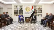 الأعرجي والسفير الإيطالي: الحوار والتفاهمات أساس استقرار الشرق الأوسط