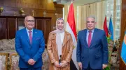 رئيس جامعة طنطا يستقبل الطالبة الحاصلة على المركز الرابع عالمياً في رفع الأثقال