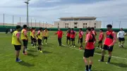 منتخب الناشئين يواصل تدريباته استعداداً لمواجهة إثيوبيا في كأس أمم إفريقيا
