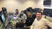 كريم فؤاد يزور استديوهات إعلام القاهرة في تدريب عملي للطلاب