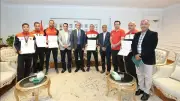 محافظ أسيوط يكرم أبطال المصارعة الفائزين في البطولة الأفريقية