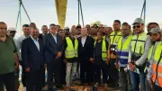 وزير النقل يفتتح التشغيل التجريبي لميناء دندرة النهري في قنا