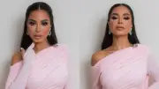 نسرين أمين تخطف الأنظار بخصر منحوت في زفاف ابنة باسل سماقيه