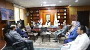محافظ الوادي الجديد تتابع مشروع التطوير المؤسسي وضبط أقماح مهربة