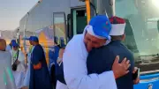وداع مهيب لحجاج البر بميناء نويبع تحت رعاية الأزهر الشريف