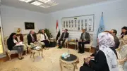 محافظ أسيوط يستقبل سفير كندا ووفد إنقاذ الطفل لبحث مشروع مسارات