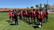 منتخب الناشئين يختتم تدريباته لمواجهة إثيوبيا في أمم أفريقيا
